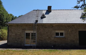 Résine colorer toiture fibro ciment sur pontivy 